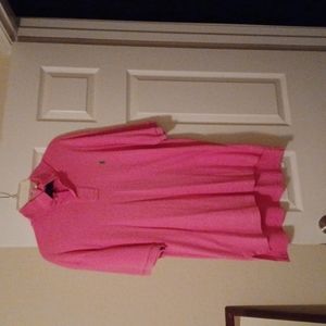Pink Polo Ralph Lauren shirt.